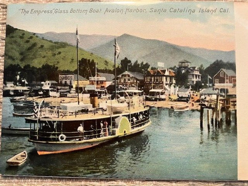 Postcard santa catalina the - santa,