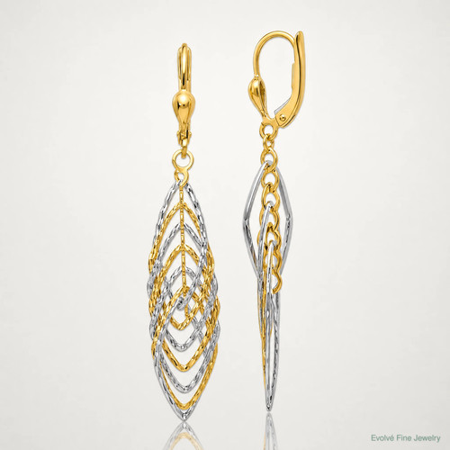 14k two tone - two-tone, polished