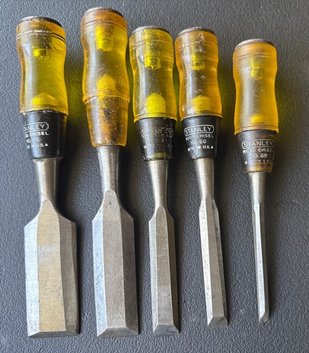 Vintage stanley wood chisel - ,