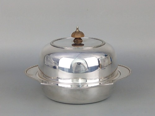 Silver plate muffin - silver,