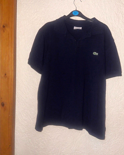 Lacoste mens black polo shirt - lacoste,