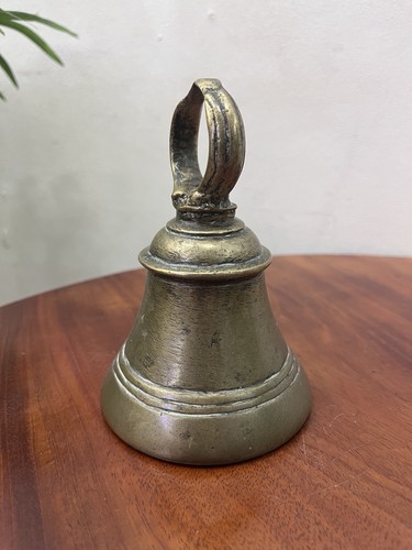 Small antique brass bell - antique,