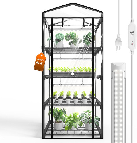 Indoor greenhouse with - indoor, grow