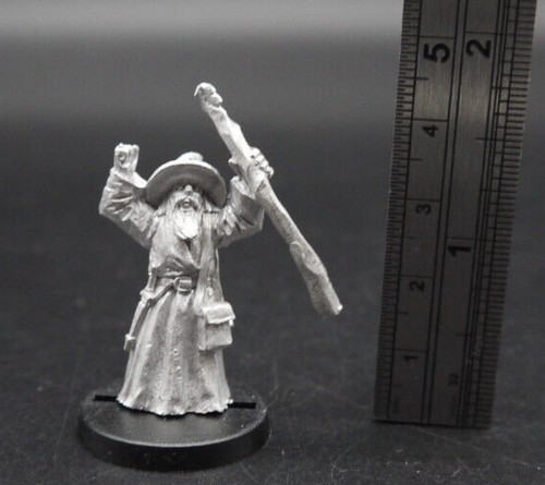 Wizard with staff - staff, scale