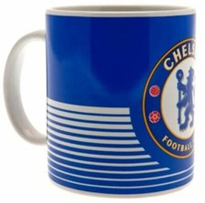 Chelsea FC Mug - Linear Tea/Coffee Cup 11 oz New Football Club Official Licensed