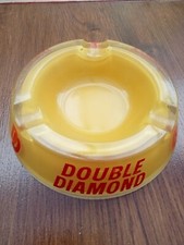 Vintage Pub Ashtray Double Diamond Glass Ashtray