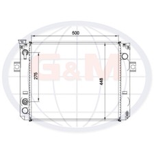 Radiator for forklift - forklift, truck