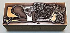 EROTIC EX LIBRIS BOOKPLATE PRINTING BLOCK.
