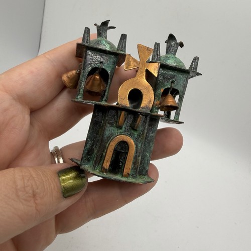 Vtg handcrafted green bronze - vtg,