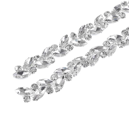 Crystal rhinestone trim close - trim,