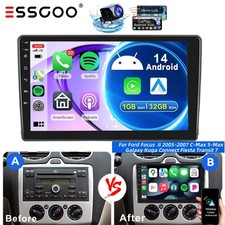 Android 14 CarPlay For Ford Transit MK7 Car Stereo WIFI GPS Nav 32G with Camera