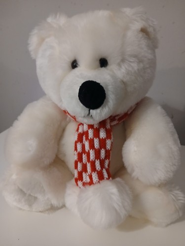 White teddy bear - bear, soft