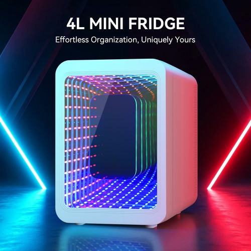 Portable mini fridge with - 4l,