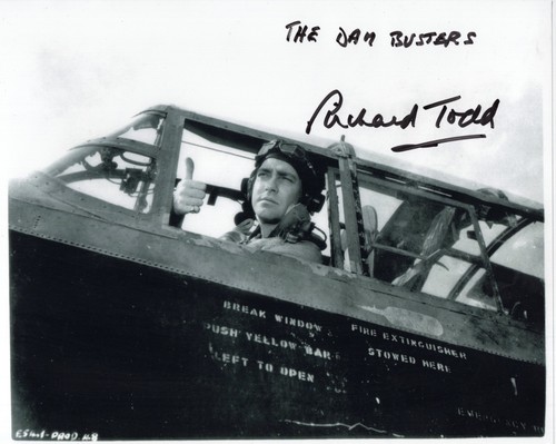 Actor richard todd signed - richard,