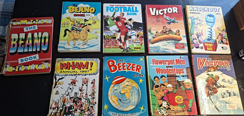Comic annuals mixed lot - uk,