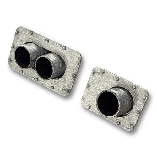 Scale side exit exhaust - 1:10,