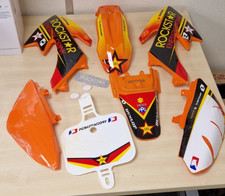 CLEARANCE - Orange Pit Bike Plastics Set CRF50 110cc 120cc 125cc with Stickers