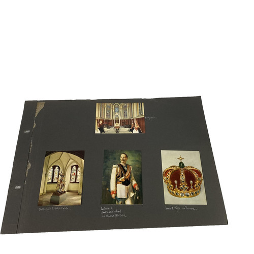 Vintage german scrapbook page - vintage,