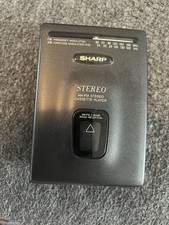 Sharp JC-190 Portable Stereo Cassette Player AM/FM Radio rare