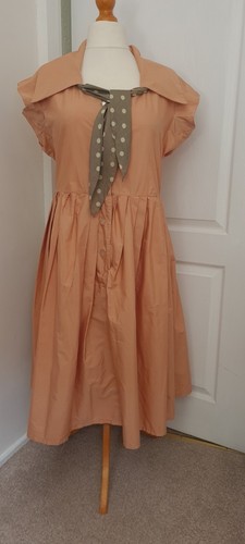 Vintage 1950 peach - vintage, dress
