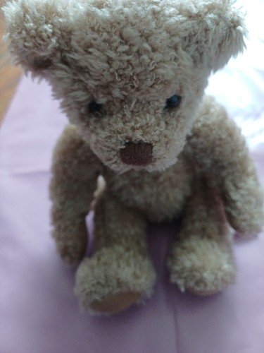 Russ small sitting teddy - small, 6"
