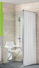 White Shower Curtain Textile