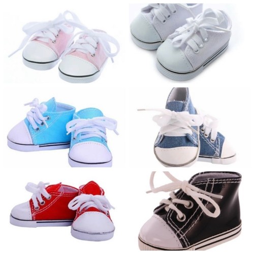 Dolls lace trainers fit - ,