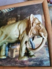 Vintage Royal Dux Elephant