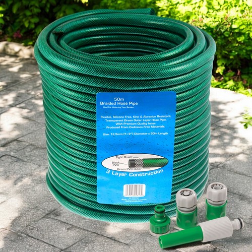 50m garden hose pipe - 50m, 5pc