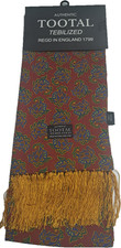 Tootal Mens Red Paisley