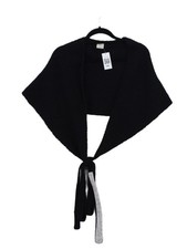 Noa Noa Women's Coat Black Mohair with Polyamide, Acrylic Overcoat