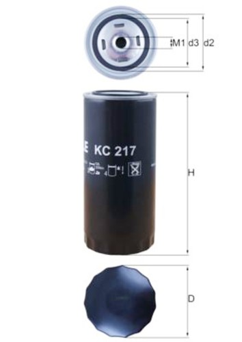 Mahle fuel filter for - , iveco