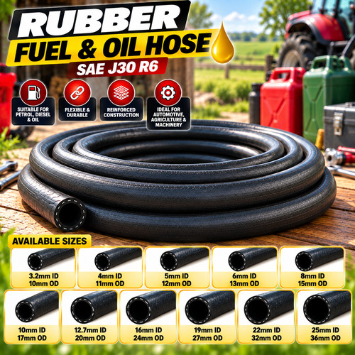 Reinforced nitrile fuel hose - reinforced,