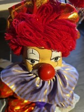 Vintage Classic Toy Puppets Clown