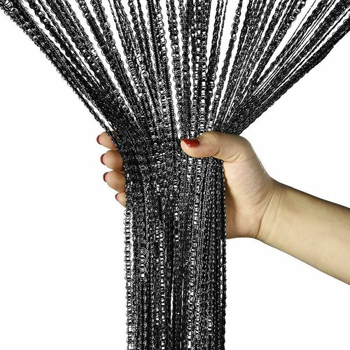String door curtain fly insect - string,