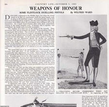 FLINTLOCK DUELLING PISTOLS