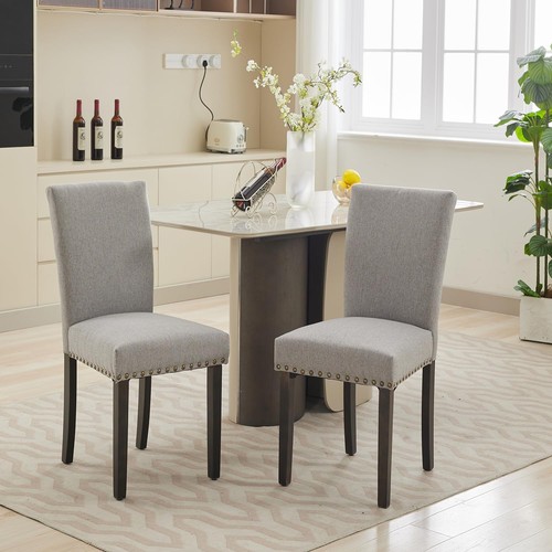 Upholstered dining chairs set - upholstered,