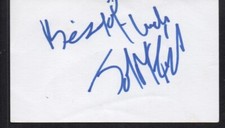 John McCririck genuine authentic signed autograph signature COA UACC