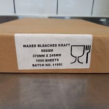 1000 Sheets Waxed Paper Sheets