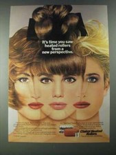 1987 Clairol Heated Rollers Ad - It's Time You Saw