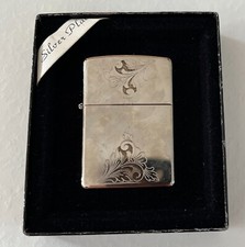 Zippo silver plated lighter