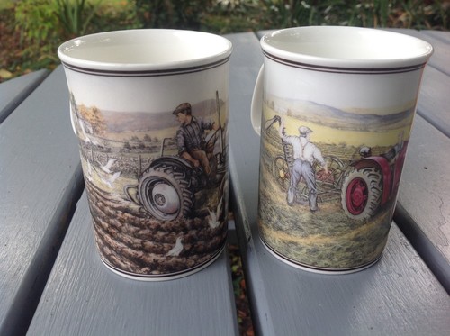 Two border fine arts mugs - fine,
