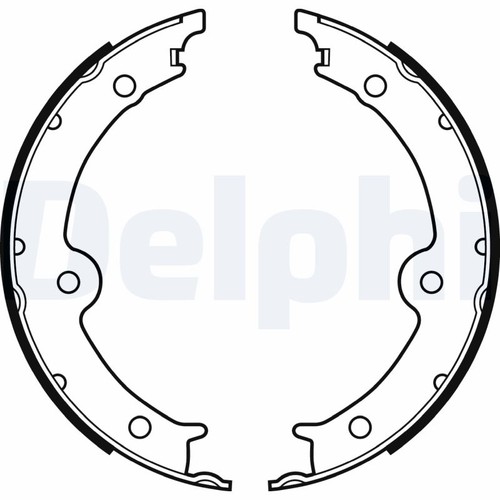 Brake shoe set parking - shoe,