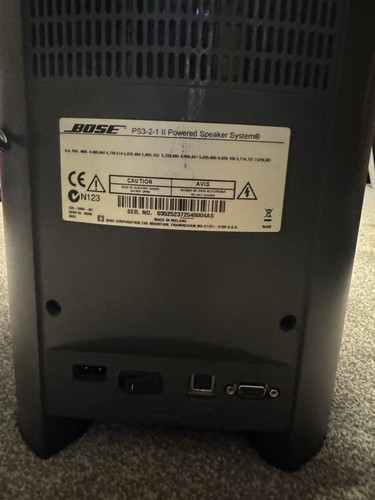 Bose speaker series ii - bose, 3-2-1