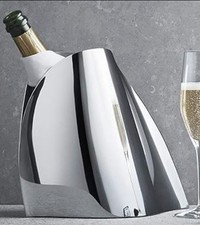 Georg Jensen Denmark Indulgence Curved Champagne Cooler Mirror Polished
