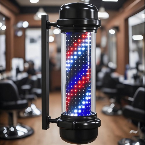Rotating barber pole - rotating,