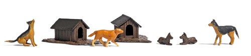 Busch 1197 dog set with - 1197,