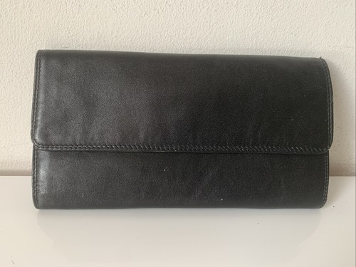 Genuine black leather - genuine,