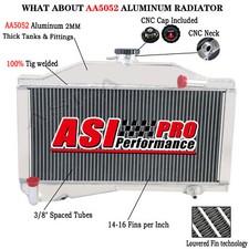 2 Row Aluminum Radiator For