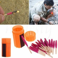 2 Box（40Pcs) Waterproof Windproof Survival Emergency Light Storm Matches Match
